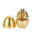 24 Pieces Set Of Luxury Cutlery With Mirror Egg Shape Case