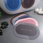 Absorbent foot mat plain