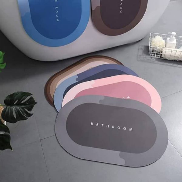 Absorbent foot mat plain