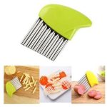 Crinkle French Fries Cutter Potato Peeler Vegetable Utility Slicer