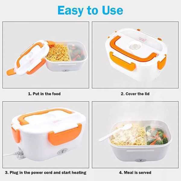 Electric Heating Lunch Box Portable Food Storage Warmer