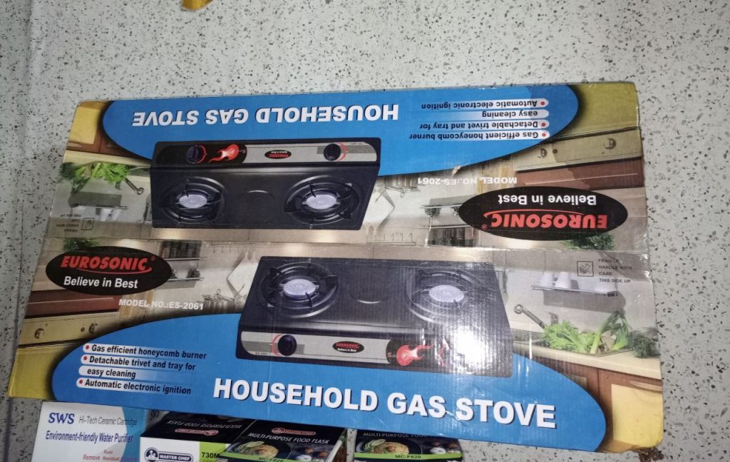 Eurosonic Gas Stove Double Burner