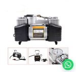 Heavyduty Car Air Pump Portable Tyre Inflator Double Cylinder - Image 2