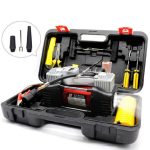 Heavyduty Car Air Pump Portable Tyre Inflator Double Cylinder