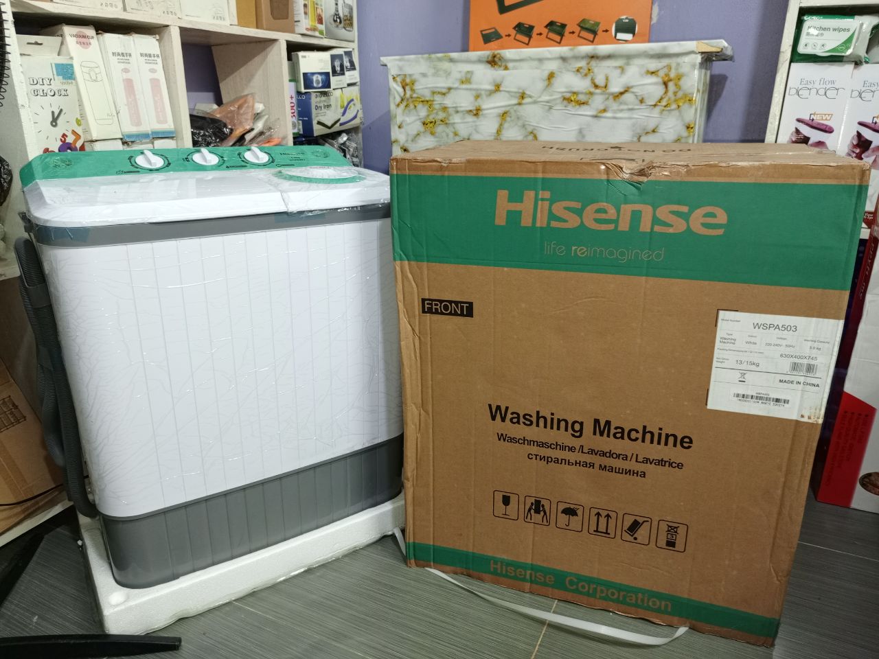 Hisense Washing Spinning Machine Twin Tub 5kg Hisense Washing Spinning Machine Twin Tub 5kg