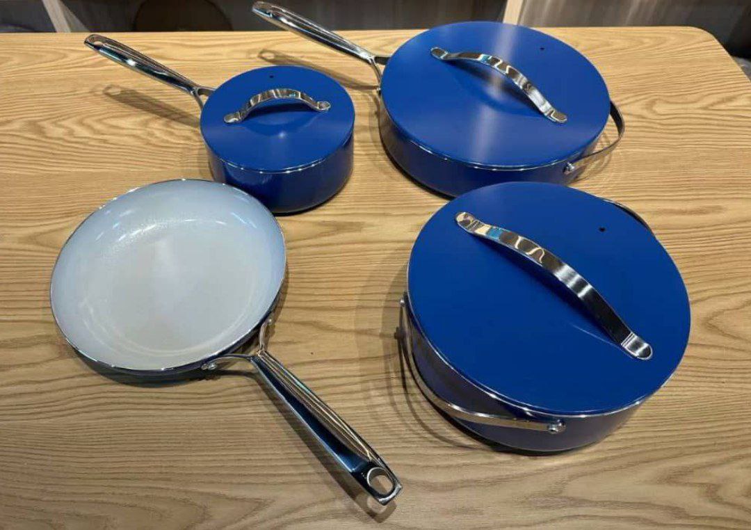Luxury Cookware press Series Creamic Coating 7pieces Luxury Cookware press Series Creamic Coating 7pieces - Image 1