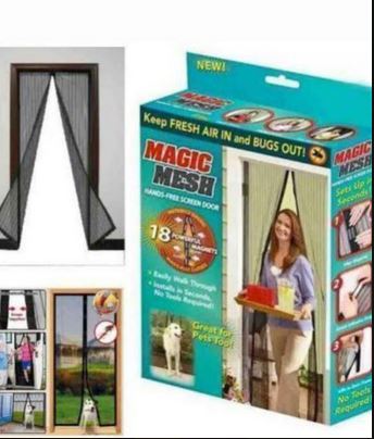 Magic Mesh Net Anti Mosquitoes Transparent Screen Door Magic Mesh Net Anti Mosquitoes Transparent Screen Door