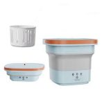Mini Collapsible Portable Turbo Washing Machine with Drain