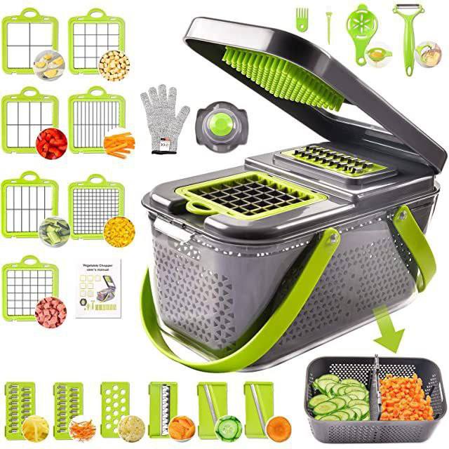 Multifunctional Veggie Slicer 22Pieces