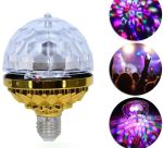 Rotating LED Magic Ball Bulb Disco Bedroom Bulb