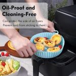 Silicon Air Fryer/Microwave Parchment Liners Baking And Cooking