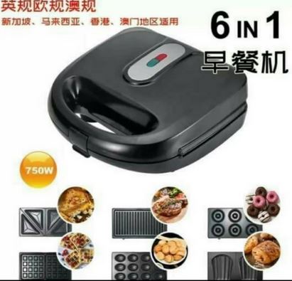 Sokany Toaster/Sandwich Maker 6 in 1