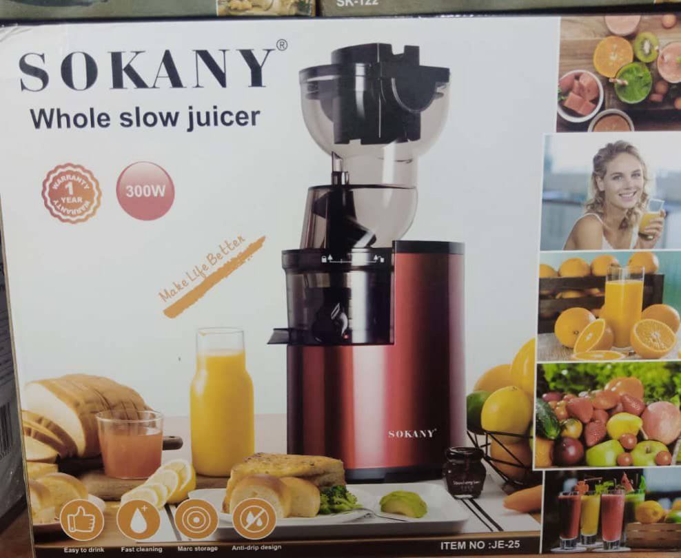 Sokany Whole Slow Juicer 300watts