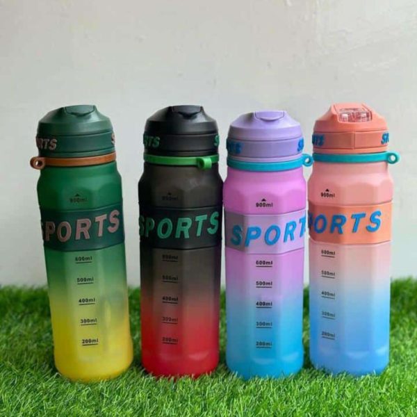 Sports Water Bottle Multicolored 900ml