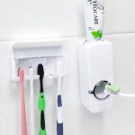 Toothbrush And Toothpaste Holder/Dispenser