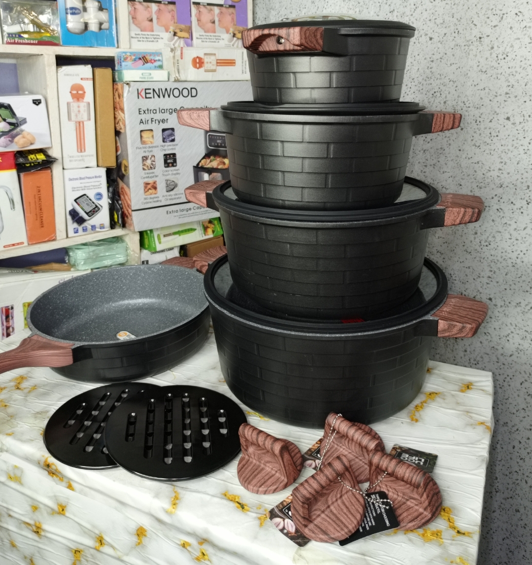 UCC Life Granite Coating Cookware Set–13 Pieces UCC Life Granite Coating Cookware Set–13 Pieces
