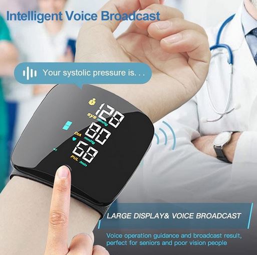 Wrist Blood Pressure Monitor Digital Automatic