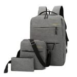 3-in-1 Laptop Bag Set | Backpack + Crossbody Bag + Utility Pouch